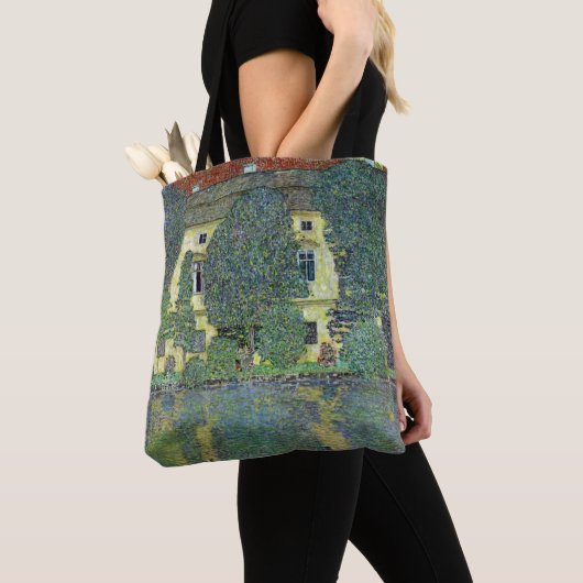 Schloss Kammer op Attersee III door Gustav Klimt Tote Bag (Dichtbij)