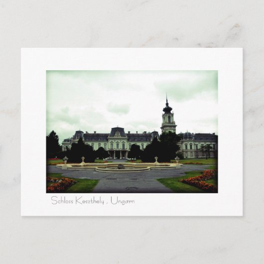 Schloss Keszthely , Ungarn Postkarte Briefkaart (Voorkant)