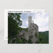 Schloss Lichtenstein Briefkaart (Voorkant / Achterkant)