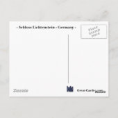 Schloss Lichtenstein Briefkaart (Achterkant)