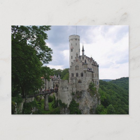 Schloss Lichtenstein Briefkaart (Voorkant)