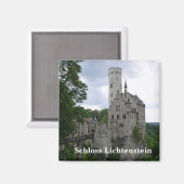 Schloss Lichtenstein Magnet (Voorkant / Achterkant)