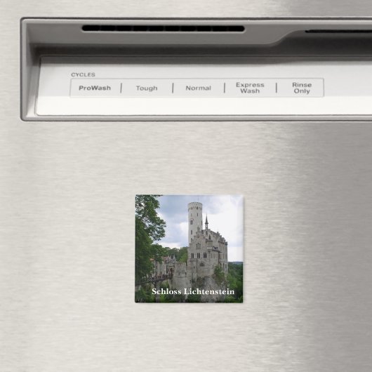 Schloss Lichtenstein Magnet (Insitu (Vaatwasser))