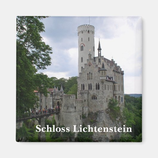 Schloss Lichtenstein Magnet (Voorkant)