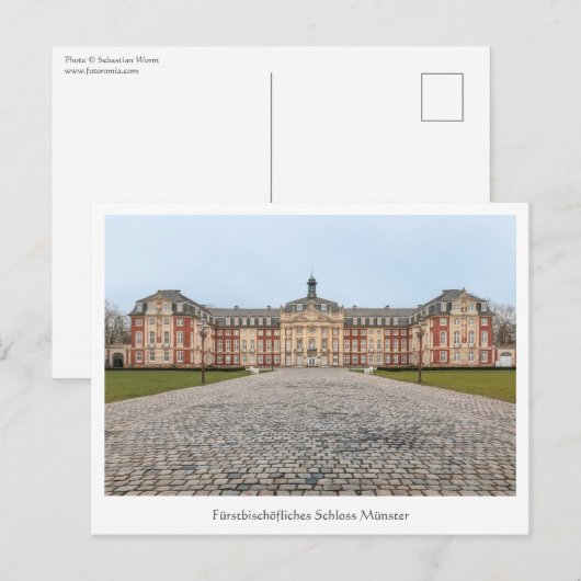 Schloss Münster Briefkaart (Voorkant / Achterkant)