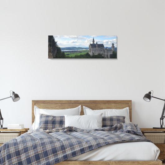 Schloss Neuschwanstein Canvas Panorama (Insitu (Slaapkamer))