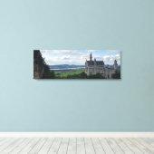Schloss Neuschwanstein Canvas Panorama Afdruk (Insitu (Houten vloer))