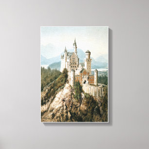 Schloss Neuschwanstein Castle Canvas Afdruk