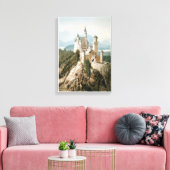 Schloss Neuschwanstein Castle Canvas Afdruk (Insitu (Woonkamer))