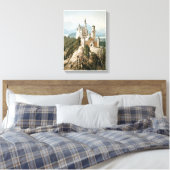 Schloss Neuschwanstein Castle Canvas Afdruk (Insitu (Slaapkamer))