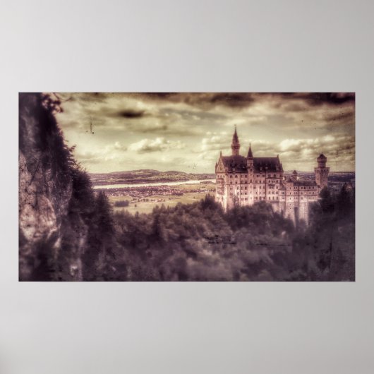 Schloss Neuschwanstein Castle Poster (Voorkant)