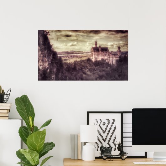 Schloss Neuschwanstein Castle Poster (Thuiskantoor)