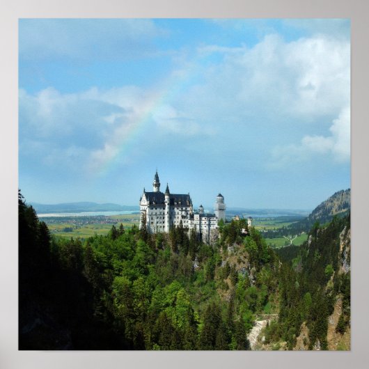 Schloss Neuschwanstein Composite Poster (Voorkant)