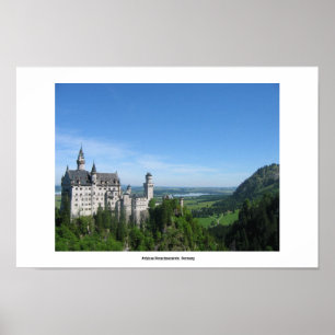 Schloss Neuschwanstein, Duitsland Poster