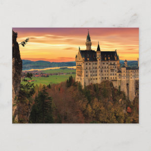Schloss Neuschwantstein Castle Germany Post Kaart