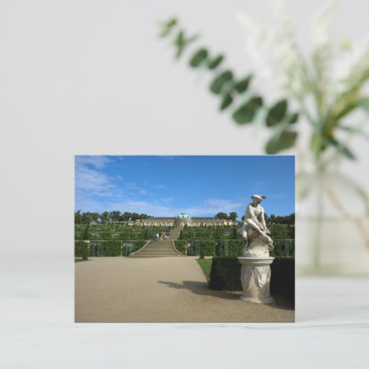 Schloss Sanssouci Briefkaart (Staand voorkant)