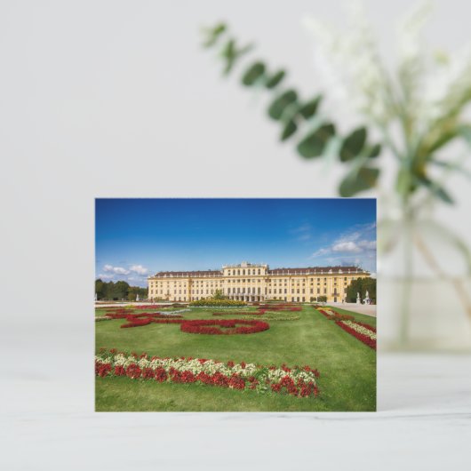 Schloss Schoenbrunn Vienna Oostenrijk Briefkaart (Staand voorkant)