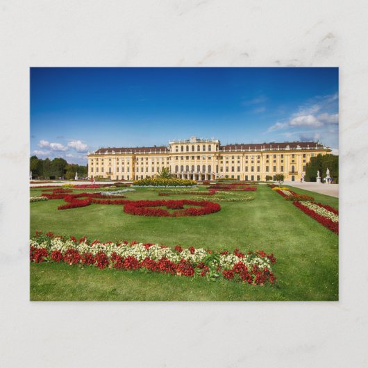 Schloss Schoenbrunn Vienna Oostenrijk Briefkaart (Voorkant)