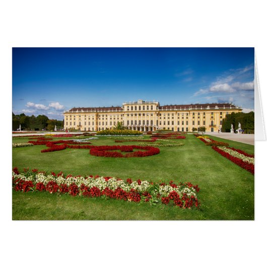 Schloss Schoenbrunn Wien Oostenrijk (Voorkant Horizontaal)