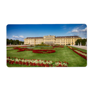 Schloss Schoenbrunn Wien Oostenrijk Etiket