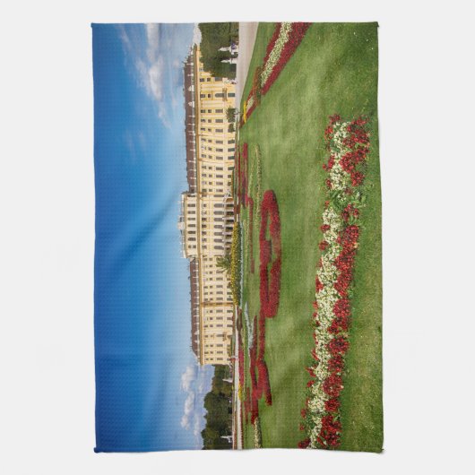 Schloss Schoenbrunn Wien Oostenrijk Theedoek (Verticaal)