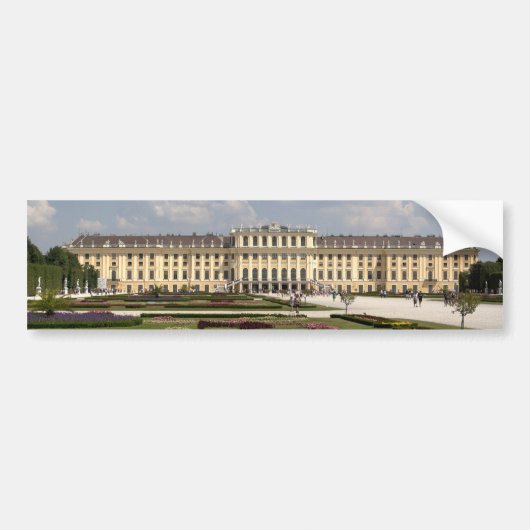 Schloss Schönbrunn Bumpersticker (Voorkant)