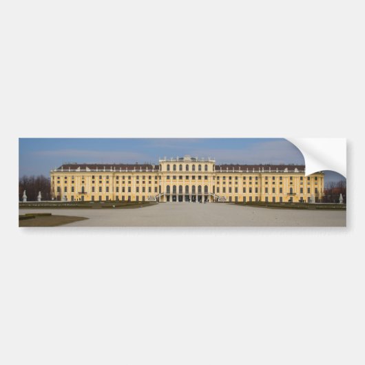 Schloss Schönbrunn Bumpersticker (Voorkant)