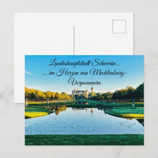 Schloss Schwerin Briefkaart (Voorkant / Achterkant)