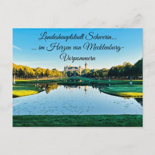 Schloss Schwerin Briefkaart (Voorkant)
