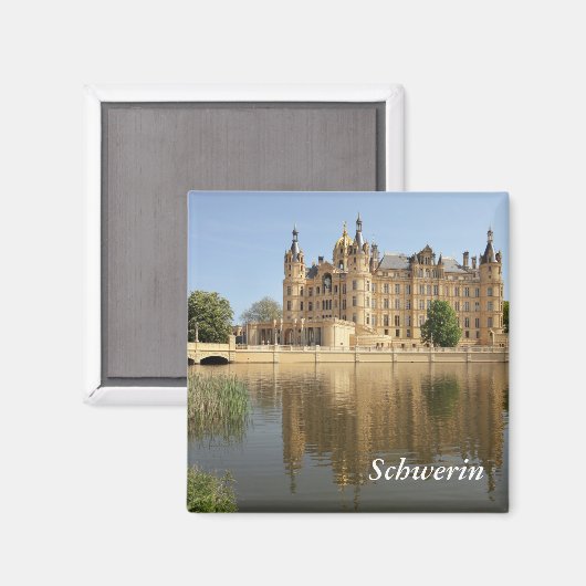 Schloss Schwerin Magneet (Voorkant / Achterkant)