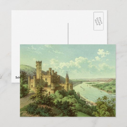 Schloss Stolzenfels Briefkaart (Voorkant / Achterkant)