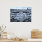 Schloss Versailles - Pierre Patel - 1668 Poster (Keuken)