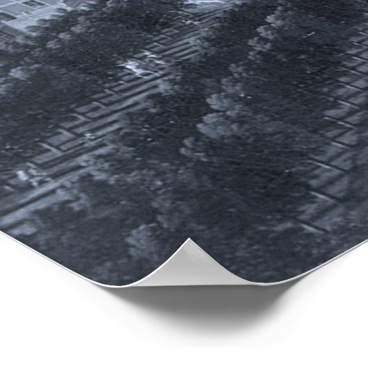 Schloss Versailles - Pierre Patel - 1668 Poster (Hoek)