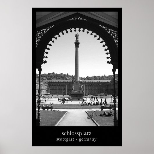 schlossplatz poster (Voorkant)