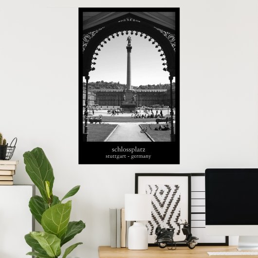 schlossplatz poster (Thuiskantoor)