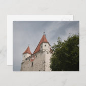 SCHLOSSTURM VON BURG HAAG IN OBERAYERN MIT BAUM BRIEFKAART (Voorkant / Achterkant)