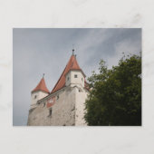 SCHLOSSTURM VON BURG HAAG IN OBERAYERN MIT BAUM BRIEFKAART (Voorkant)