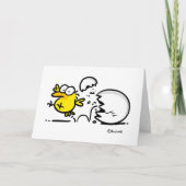 Schlüpfendes Küken Feestdagen Kaart (Voorkant)