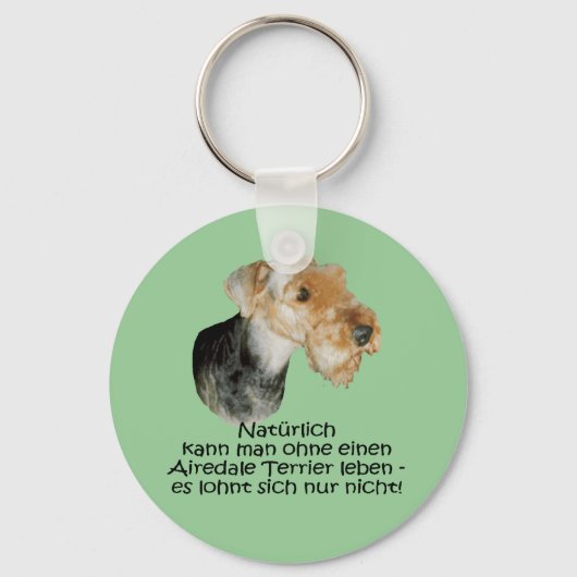 Schlüsselanhänger "Airedale Terrier" Sleutelhanger (Voorkant)