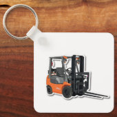 Schlüsselanhänger aus Metall mit Gabelstapler Sleutelhanger (Voorkant)