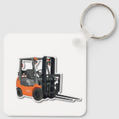 Schlüsselanhänger aus Metall mit Gabelstapler Sleutelhanger (Achterkant)