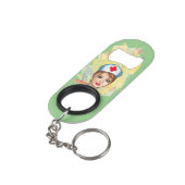 Schlüsselanhänger /Flaschenöffner - Schwester Herz Mini Flessenopener (Achterkant Gekanteld)