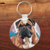 Schlüsselanhänger Hund - Boxer Sleutelhanger (Voorkant)