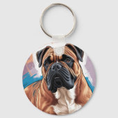 Schlüsselanhänger Hund - Boxer Sleutelhanger (Achterkant)