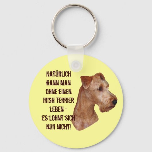 Schlüsselanhänger "Irish Terrier" Sleutelhanger (Voorkant)