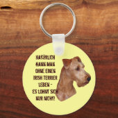 Schlüsselanhänger "Irish Terrier" Sleutelhanger (Voorkant)