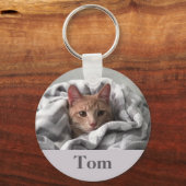 Schlüsselanhänger mit dem Foto deiner Katzen Sleutelhanger (Voorkant)