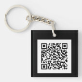 Schlüsselanhänger mit eigenem QR Code Sleutelhanger (voorkant)