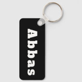Schlüsselanhänger mit Namen Abbas Sleutelhanger (Achterkant)