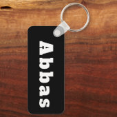 Schlüsselanhänger mit Namen Abbas Sleutelhanger (Achterkant)